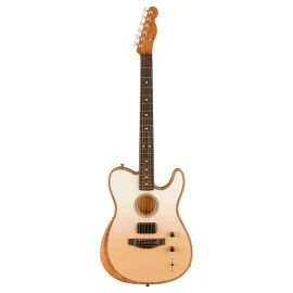 Fender Finneas Signature Acoustasonic Player Telecaster Guitar Cappuccino Fade