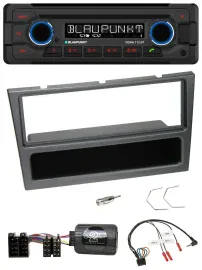 Blaupunkt Lenkrad MP3 CD Bluetooth USB Autoradio für Opel Corsa C 2000-04 charco