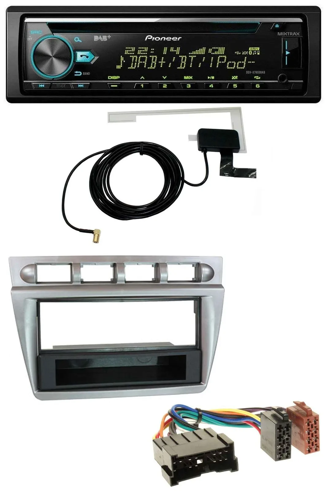 Pioneer MP3 AUX CD USB DAB Autoradio für Kia Picanto (2004-2007)