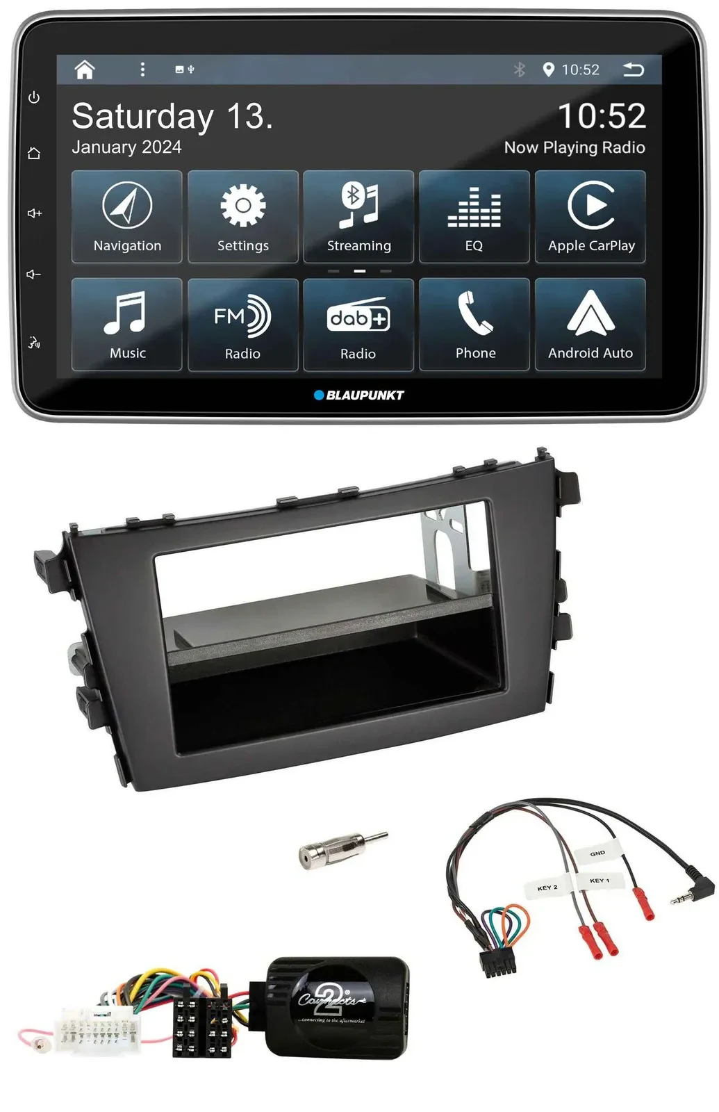 Blaupunkt USB DAB SD Lenkrad Bluetooth Autoradio für Suzuki Celerio LF ab 2014