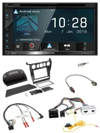 Kenwood DAB TMC USB 2DIN Lenkrad Bluetooth Navigation für BMW 5er 2007 E60 ohne