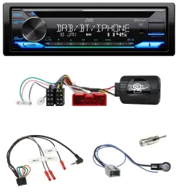 JVC Bluetooth Lenkrad USB DAB CD Autoradio für Mazda 2 Typ DY 2003-2007