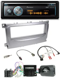Pioneer Lenkrad DAB USB CD Bluetooth Autoradio für Ford S-Max Mondeo Can-Bus 07-