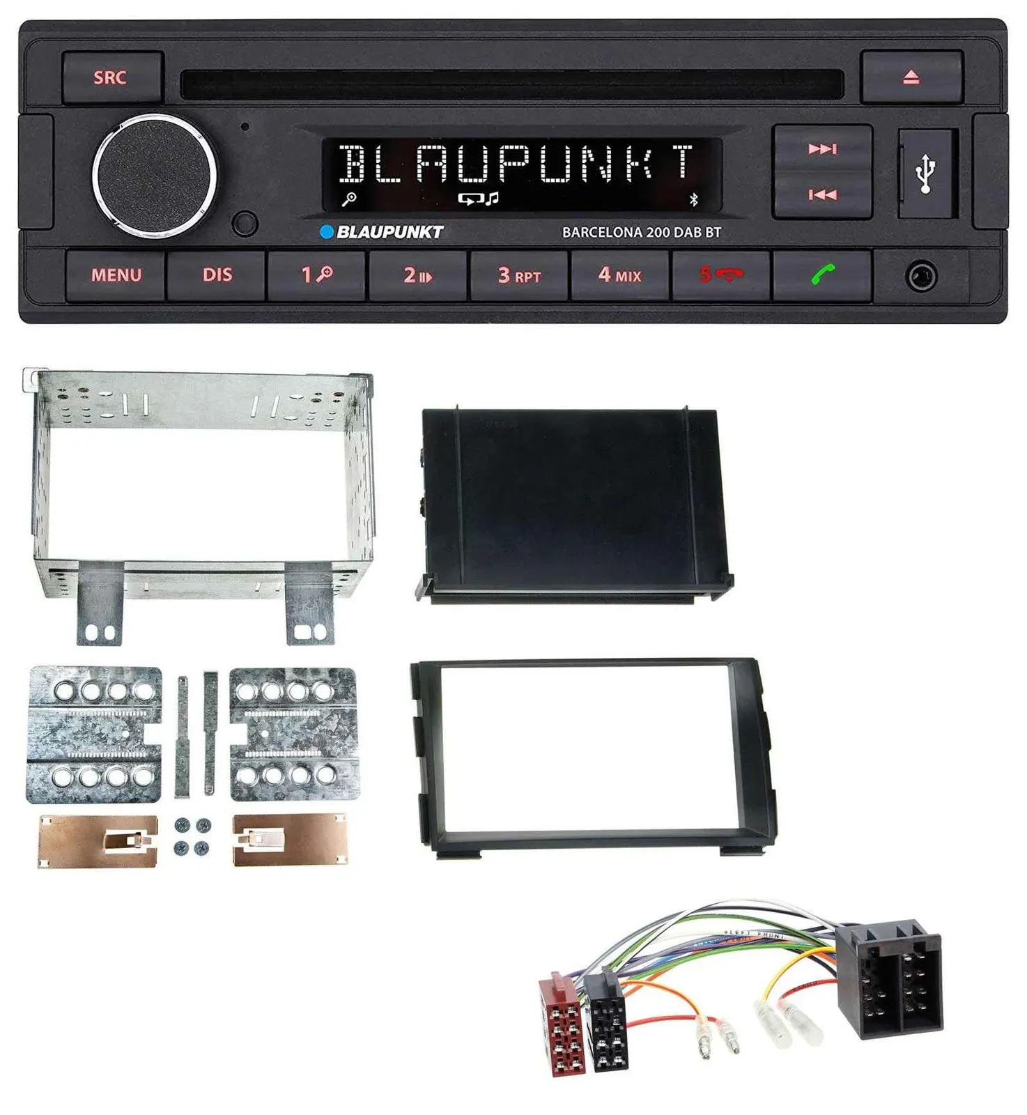 Blaupunkt USB DAB CD Bluetooth MP3 Autoradio für Kia Ceed 09-12 proCeed 11-13