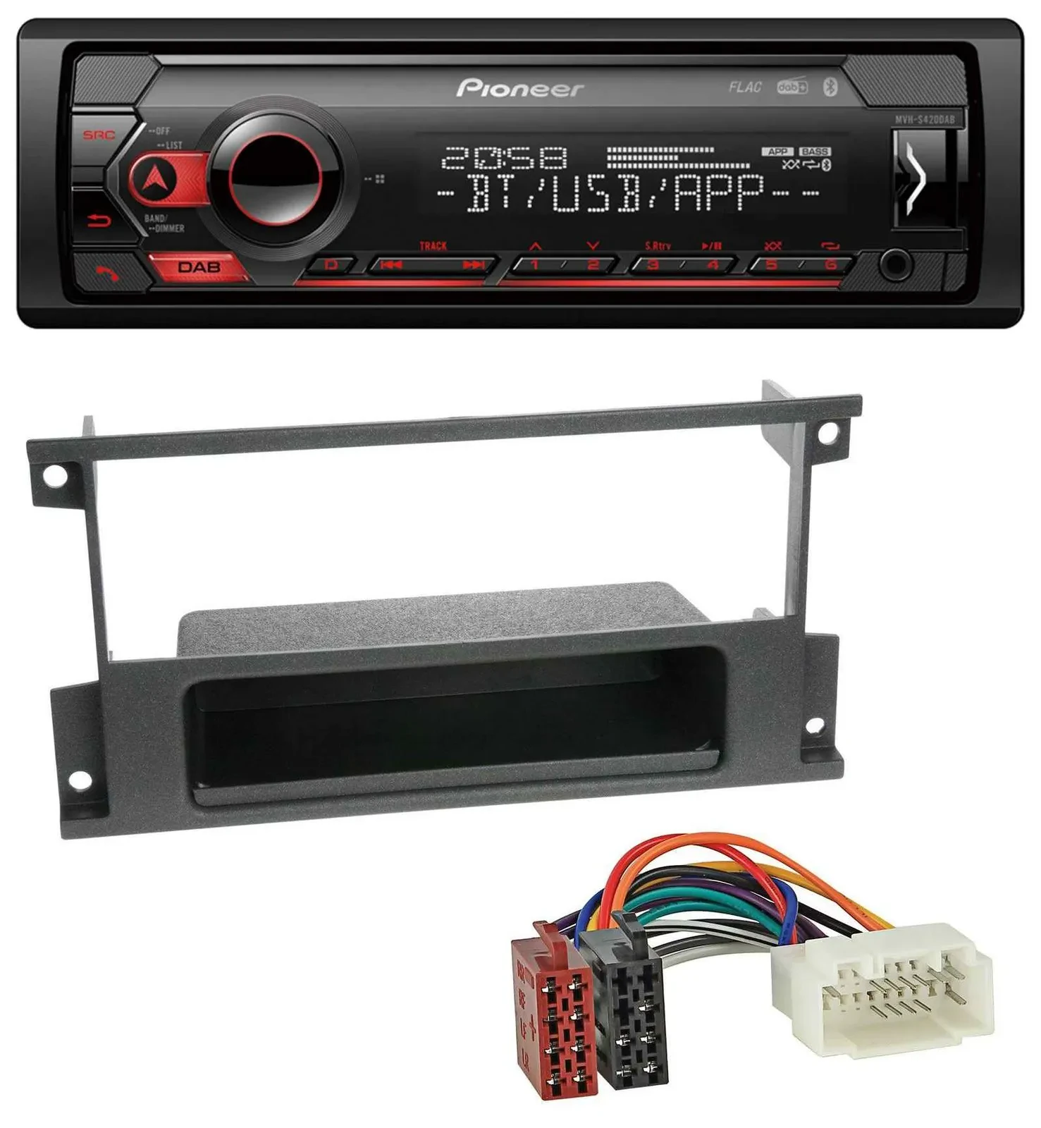 Pioneer MP3 USB DAB Bluetooth Autoradio für Suzuki Liana, Ignis (2000-2003)