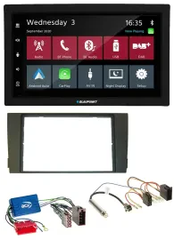 Blaupunkt 2DIN MP3 USB Bluetooth DAB Autoradio für Audi A6 C5 01-05 Aktivsystem