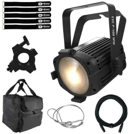 Chauvet DJ EVE P-100 WW High Output Warm White 3500 K Stage Wash Light w Case...