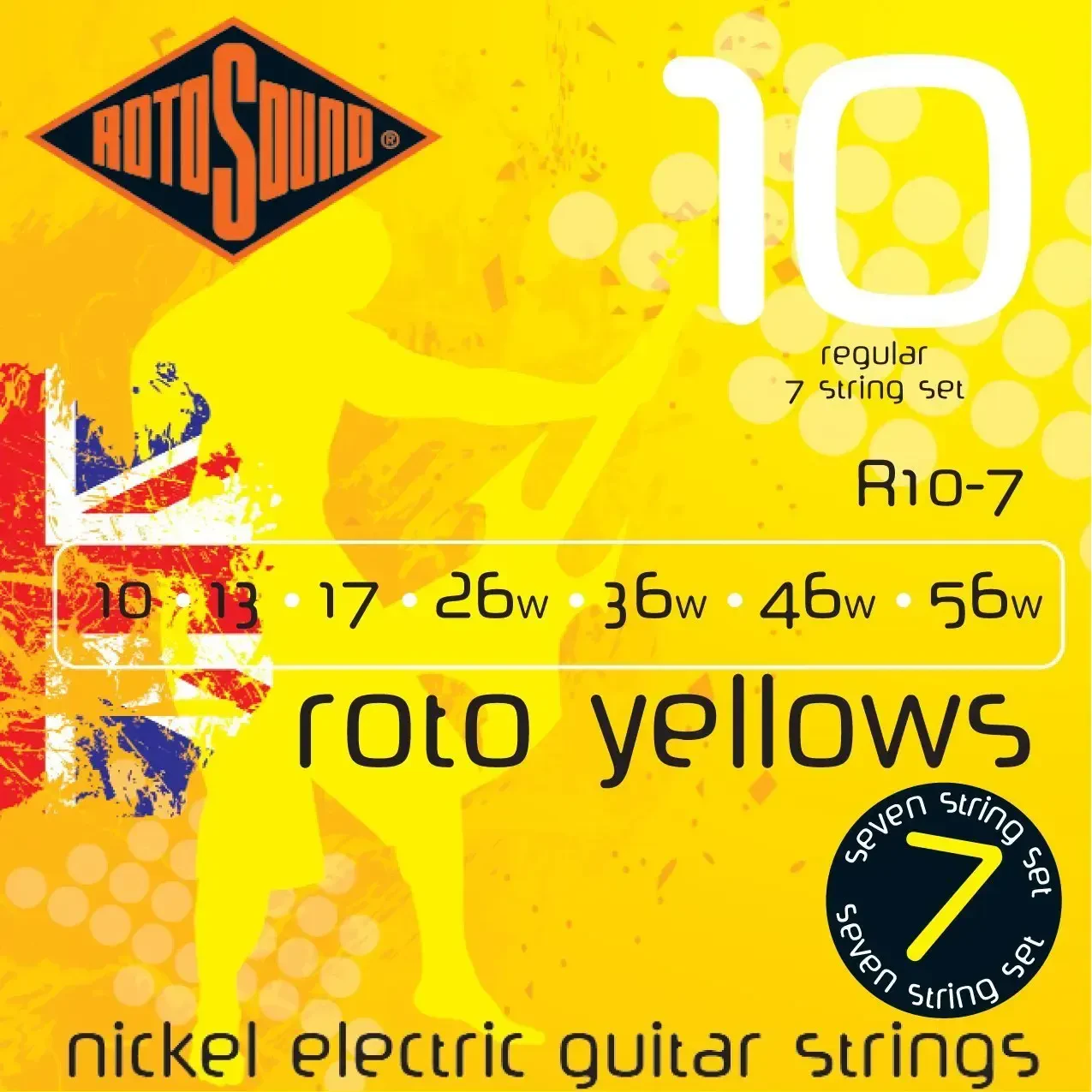 Струны для электрогитары Rotosound R10 Roto Yellows 10-46