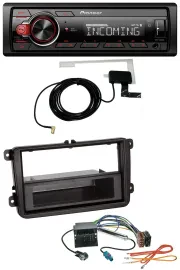 Автомагнитола Pioneer USB, MP3, DAB, Bluetooth для Seat Alhambra (с 2010), Leon (2009–2012), Toledo