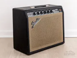 1966 Fender Princeton Reverb Black Panel Vintage Tube Amp w/ Original Tube Set