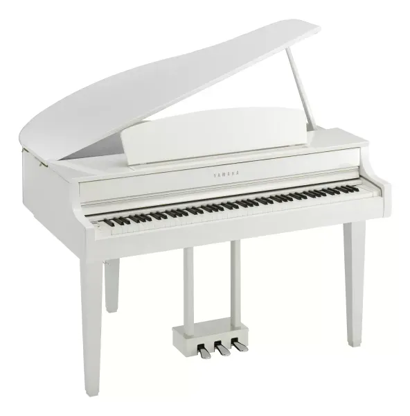 Цифровой рояль Yamaha CLP-765GP Clavinova White с банкеткой