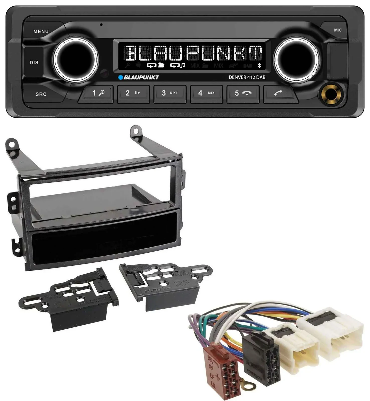 Автомагнитола Blaupunkt Bluetooth DAB MP3 USB для Nissan 350Z Roadster 2003–2005