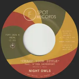 Виниловая пластинка Night Owls - Cramp Your Style b/w Your Old Standby [New 7" Vinyl]