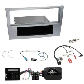 Einbauset Lenkradadapter DIN Autoradio für Opel Astra H Zafira B Corsa D matt-ch