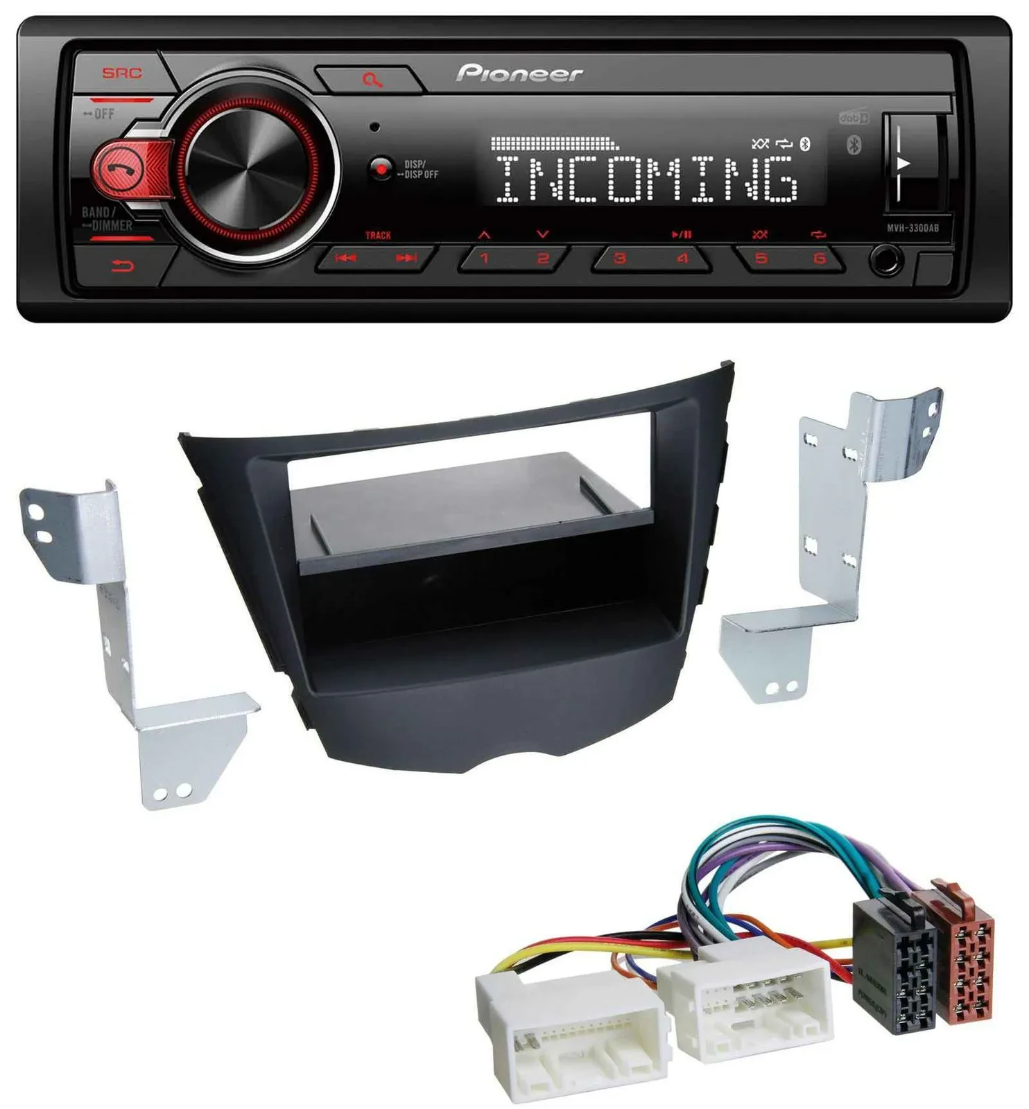 Pioneer Bluetooth USB DAB MP3 Autoradio für Hyundai Veloster (ab 2011)