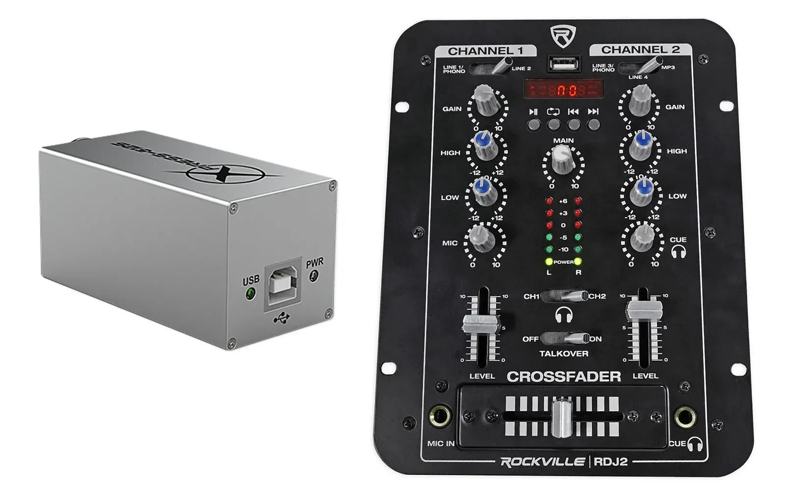 Chauvet DJ Xpress-512S DMX Lighting Interface for ShowXpress+2-Channel DJ Mixer