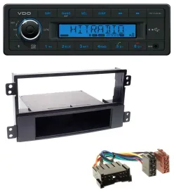 VDO Bluetooth AUX USB MP3 Autoradio für Hyundai Sonata NF 02-05 schwarz