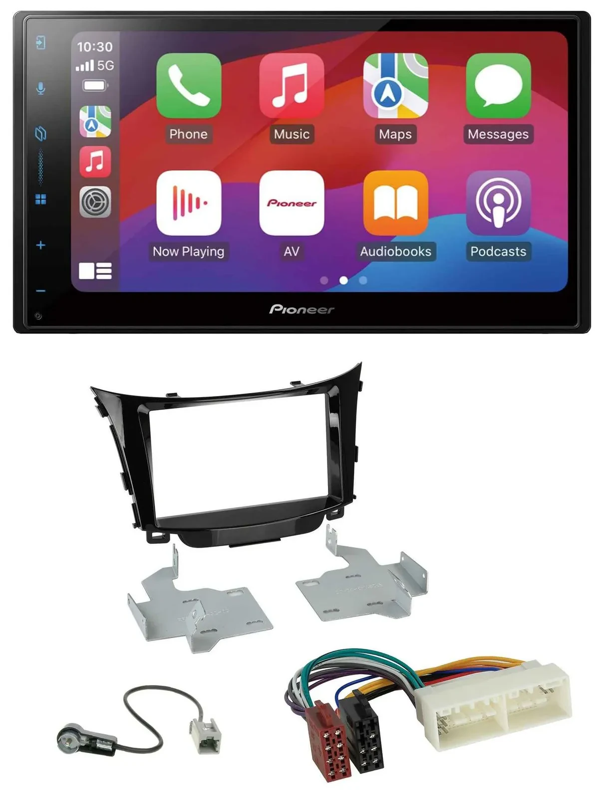 Pioneer DAB USB MP3 Bluetooth 2DIN Autoradio für Hyundai I30 (ab 2017)