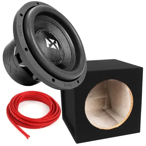 NVX VCW104 10" Dual 4-Ohm VC-Series Subwoofer (VCW 104) + Sealed Enclosure