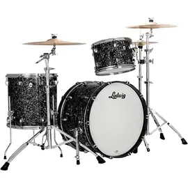 Ударная установка акустическая Ludwig NeuSonic 3-Piece FAB Shell Pack With 22" Bass Drum Ebony Pearl