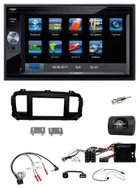 Blaupunkt SD Bluetooth 2DIN MP3 USB Lenkrad Autoradio für Citroen Jumpy Erstauss
