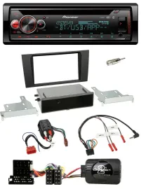 Pioneer Lenkrad DAB CD Bluetooth USB Autoradio für Audi A4 B5 1999-2001 BOSE Vol