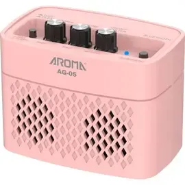 Комбоусилитель для электрогитары Aroma E05 Mini Bluetooth Electric Amp Pink