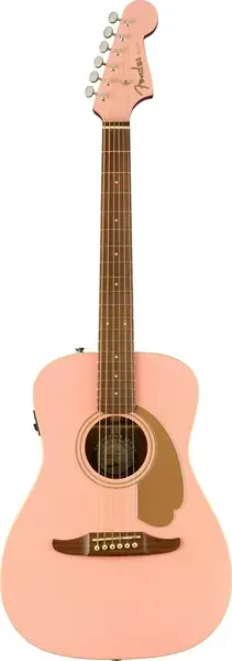 Электроакустическая гитара Fender Limited Edition Malibu Player Shell Pink