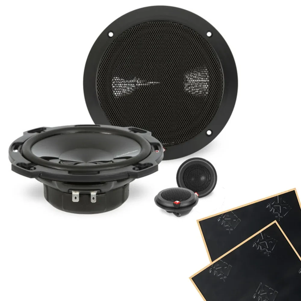 Rockford Fosgate Punch P16-S 6"  Component Speakers with Sound Damping