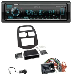 Kenwood Bluetooth MP3 DAB USB Autoradio für Chevrolet Spark (ab 2013)