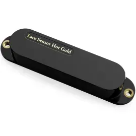 Звукосниматель для электрогитары Lace Sensor Hot Gold, single coil, для Strat, чёрный, 6.0 kΩ