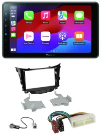 Pioneer Bluetooth 2DIN USB MP3 DAB Autoradio für Hyundai I30 (ab 2017)