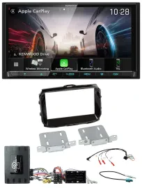 Kenwood Lenkrad 2DIN USB DAB Bluetooth Autoradio für Alfa Giulietta 14-21 Infoad