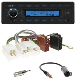 Автомагнитола VDO 1-DIN, MP3, USB, AUX для Nissan 100NX (1990–1995), 300ZX (1983–2000)