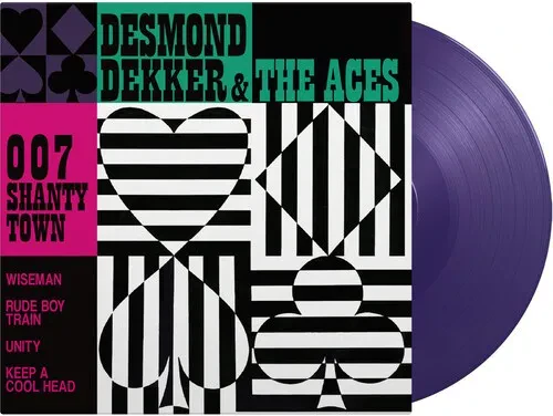 Виниловая пластинка Desmond Dekker & the - 007 Shanty Town - Limited 180-Gram Purple Colored Vinyl [