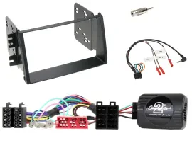 Radioset Lenkradadapter Doppel DIN Autoradio für Kia Soul 2009-2011
