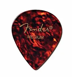 Fender 551 Classic Celluloid Guitar Picks - SHELL - MEDIUM - 12-Pack (1 Dozen)