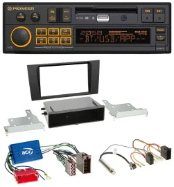Автомагнитола Pioneer DAB, MP3, USB, Bluetooth для Audi A4 B5 1999–2001 Symphony