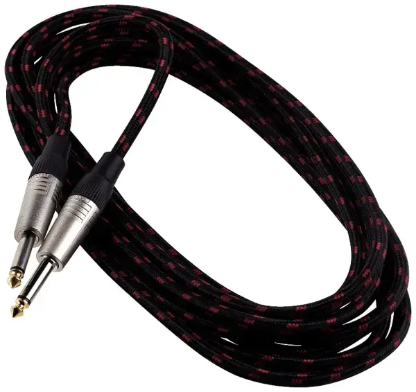 Инструментальный кабель Rockcable RCL 30203 TC C/BLACK Black Tweed 3 м