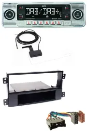 Автомагнитола Dietz Bluetooth, USB, MP3, DAB для Hyundai Sonata NF (2002–2005), черный