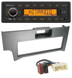 Автомагнитола Continental 1-DIN DAB, MP3, AUX, USB для Nissan Primera P11-144 Facelift 1