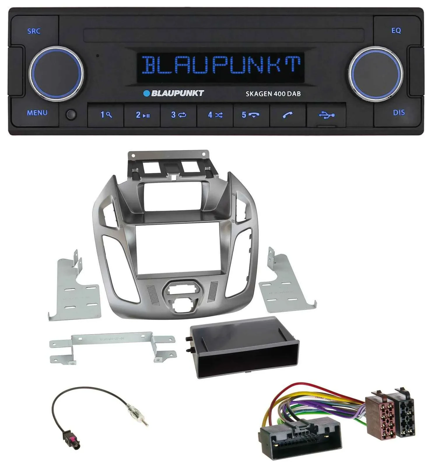 Автомагнитола для Ford Transit Connect Blaupunkt DAB USB Bluetooth MP3 с дисплеем