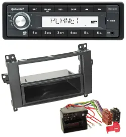 Автомагнитола для Mercedes B-Class (T245, 2005–2011) Continental 1 DIN, USB, MP3, AUX