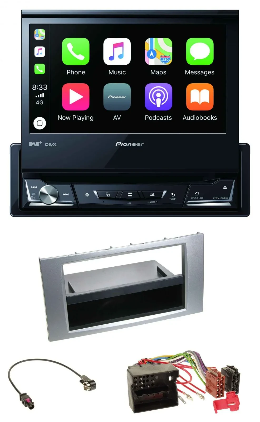 Pioneer DVD Bluetooth DAB USB MP3 Autoradio für Ford Kuga Fusion Transit 05-12 s