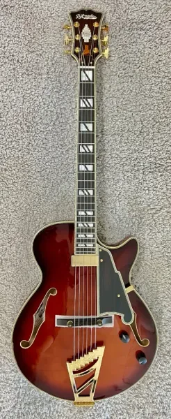 D'Angelico Excel SS Soho Hollow Body Jazz Electric Guitar In Amaretto Burst