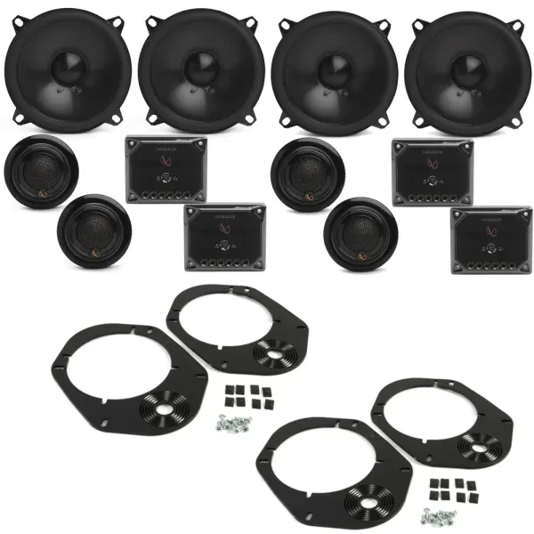 Infinity REF507CF 5.25″ Reference Component Speakers w/ Adapter Plates (2 sets)