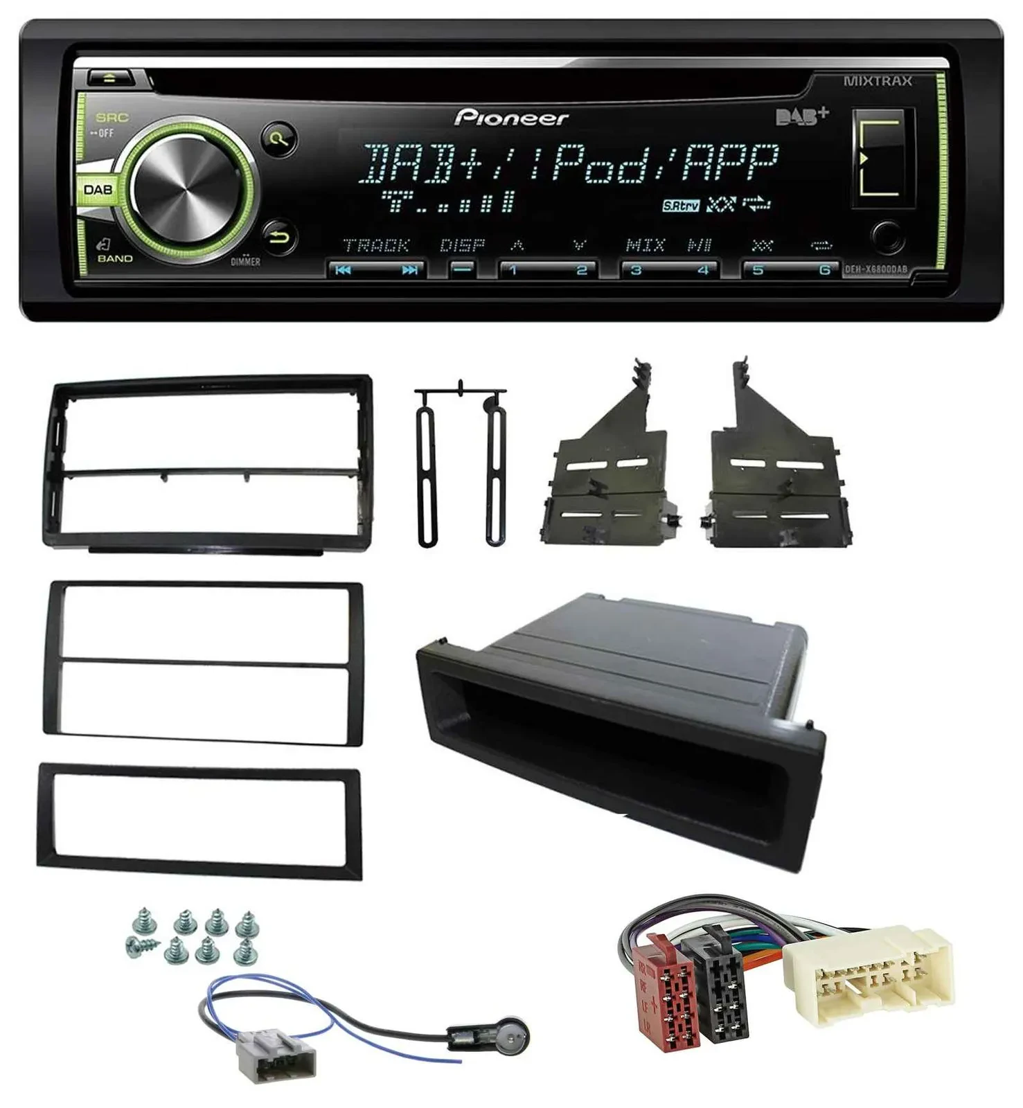 Автомагнитола для Nissan Altima (L31, 2005–2006) Pioneer DAB, USB, MP3, AUX, CD