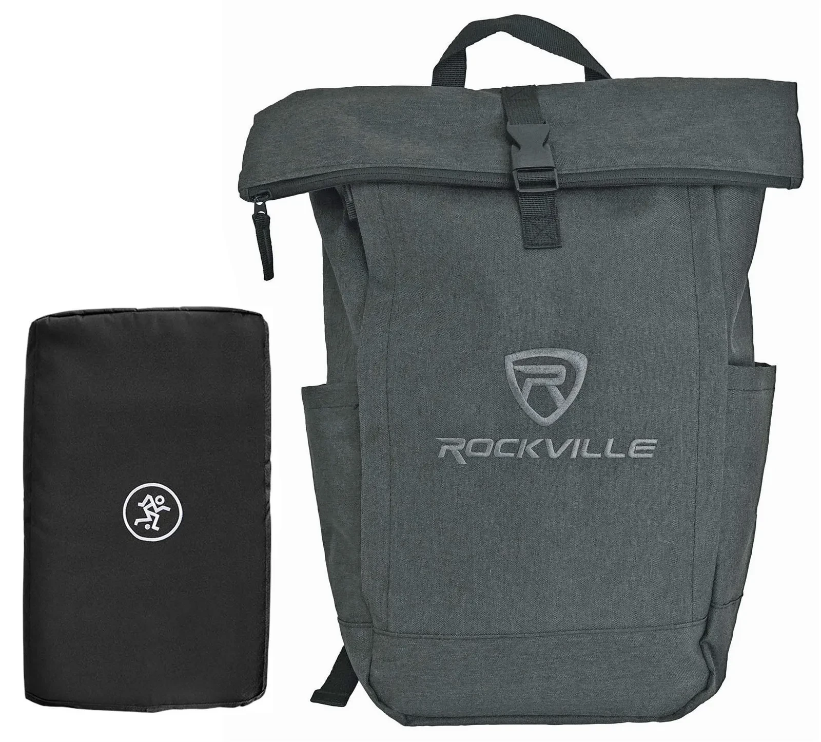 Чехол для акустической системы Mackie SRM212 Cover для SRM212 V-Class с рюкзаком для ноутбука RPAK, тёмно-серый (набор)