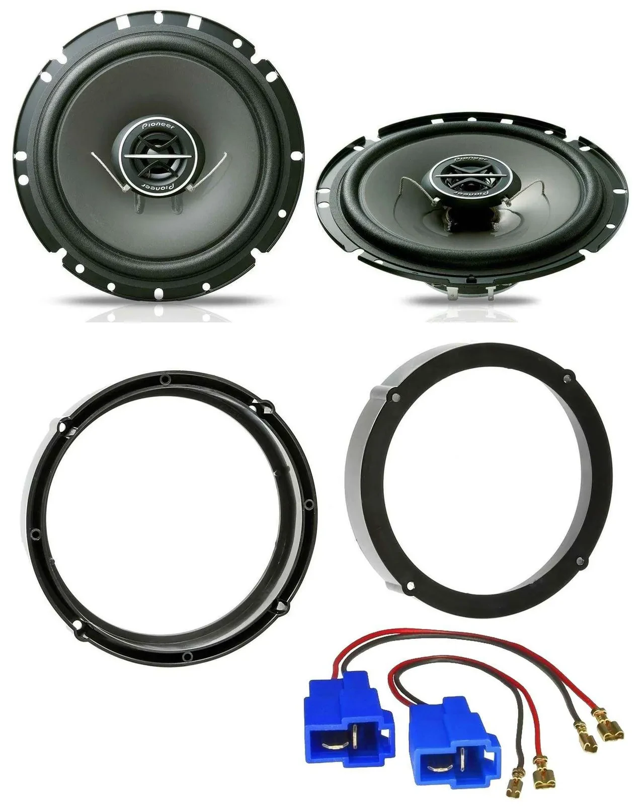 Динамик автомобильный Pioneer 6.5" (16.5 см) 2‑полосный 170W для Skoda Octavia (1996–2004), передняя дверь
