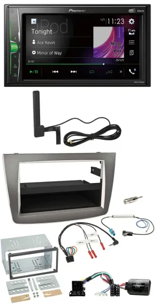 Pioneer MP3 DAB Lenkrad 2DIN Bluetooth Autoradio für Alfa Romeo Mito 2008-2014 s